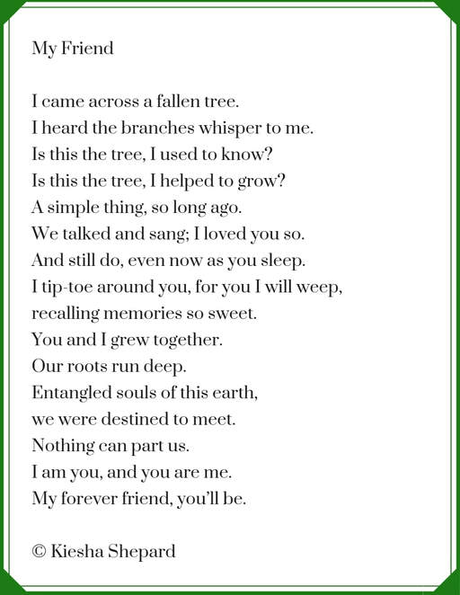 family and friends poems
